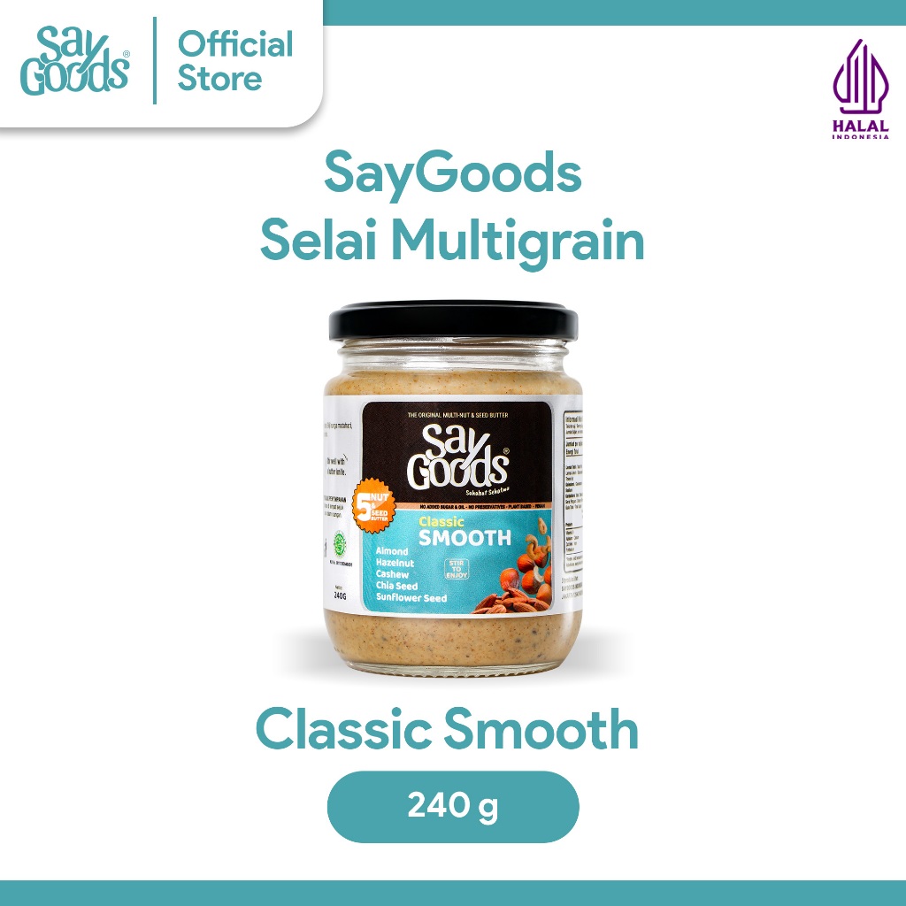 

SayGoods Selai Multigrain - Classic Smooth 240 gr