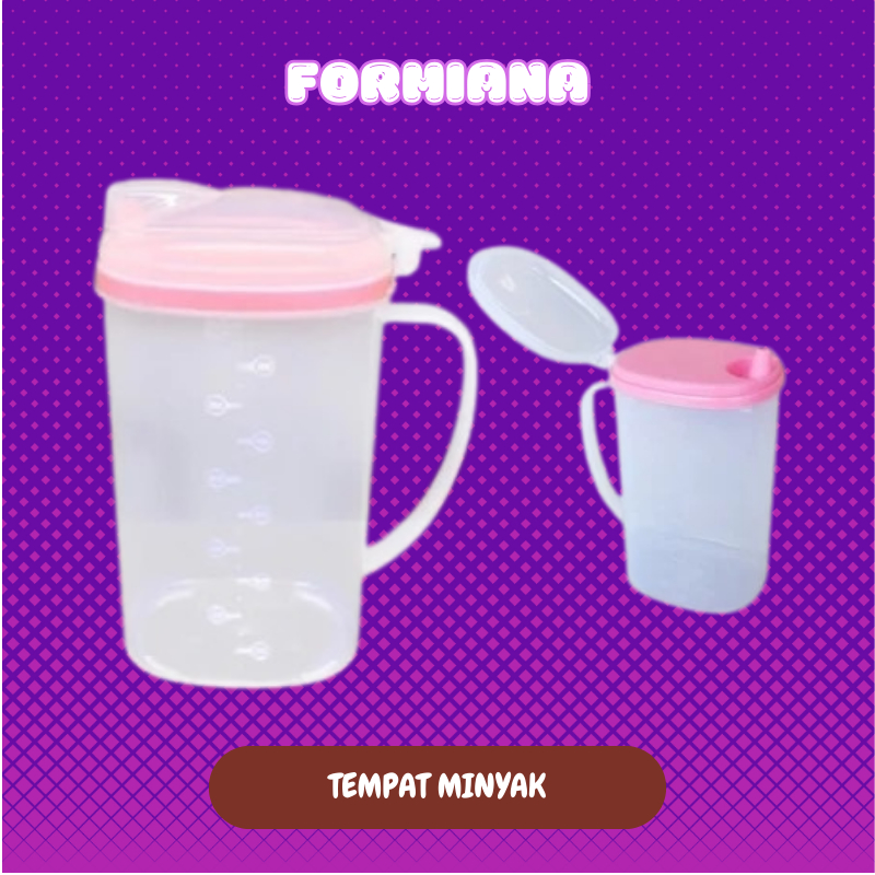 Tempat Minyak Goreng 1L 2L Plastik Tebal Food Grade / Botol Minyak Wadah Minyak Teko Serbaguna - FM