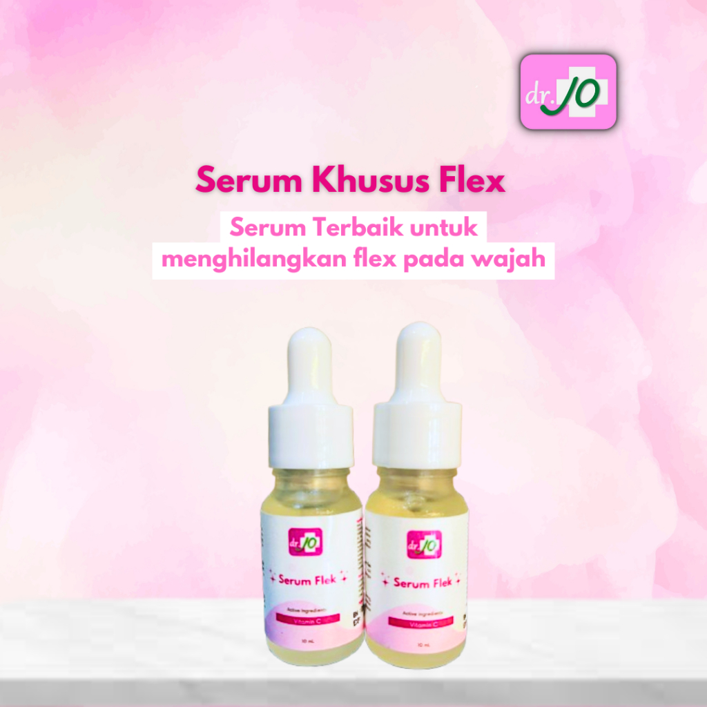DR.JO SERUM FLEX + VITAMIN C 10ML | SERUM KHUSUS FLEX KLINIK DR.JO BPOM AMAN HALAL