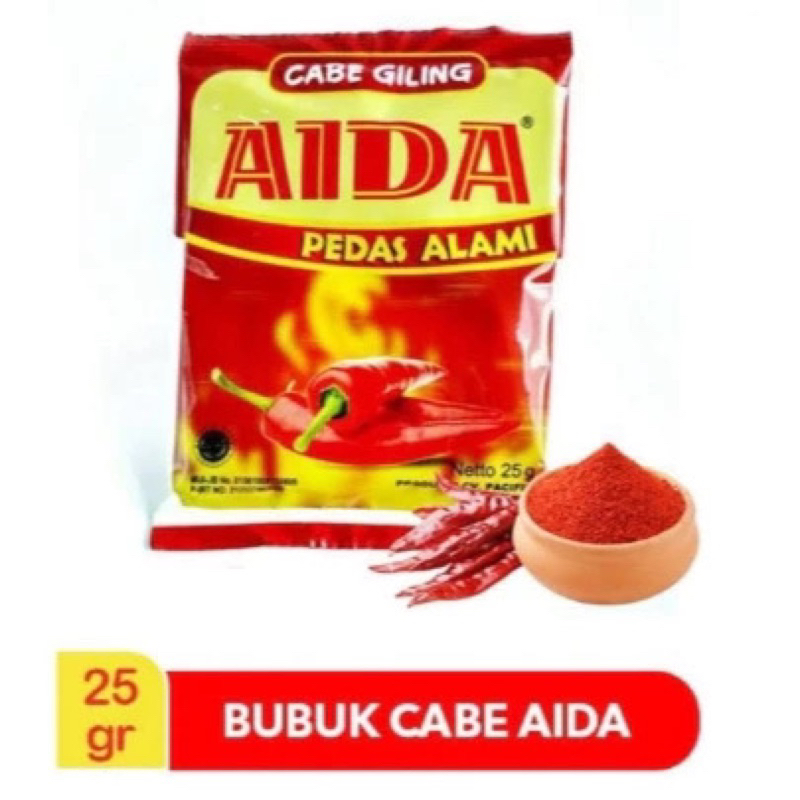 

Aida Cabe Bubuk Uk 25 gr