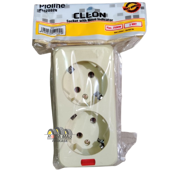 STOP KONTAK 2 LUBANG COLOKAN LISTRIK STOP KONTAK TANPA KABEL DUTRON