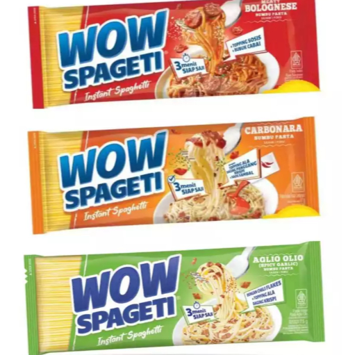 

WOW SPAGETI DENGAN BUMBU PASTA 88GRAM