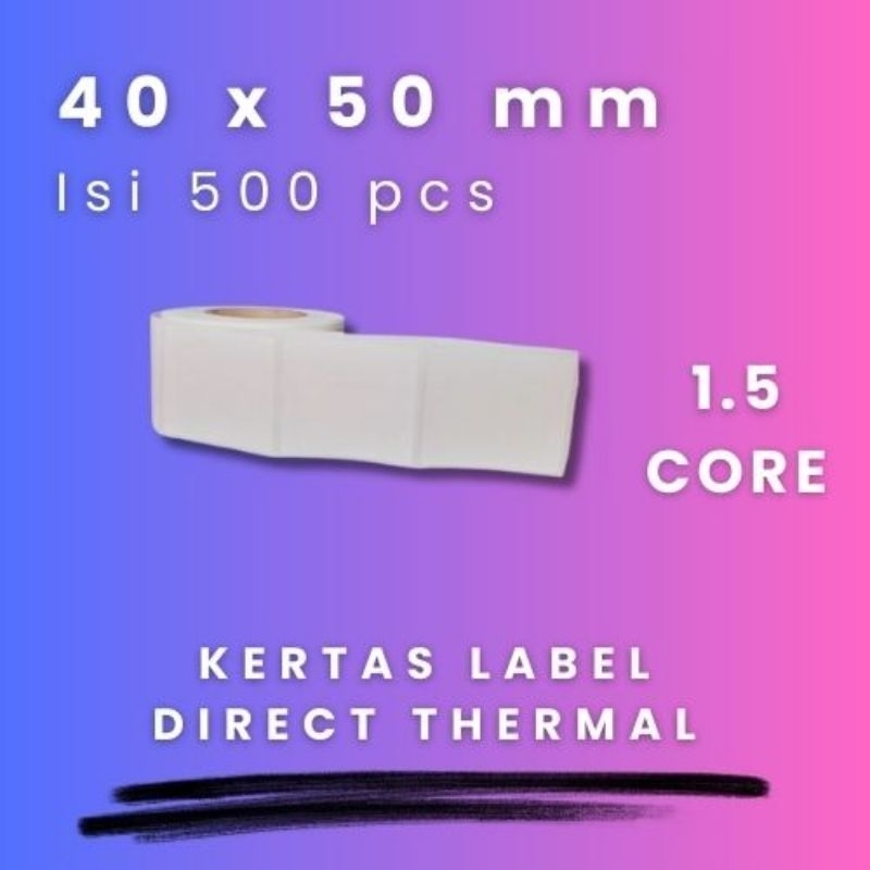

Label Barcode 40 x 50 Isi 500, Timbangan Core 1.5
