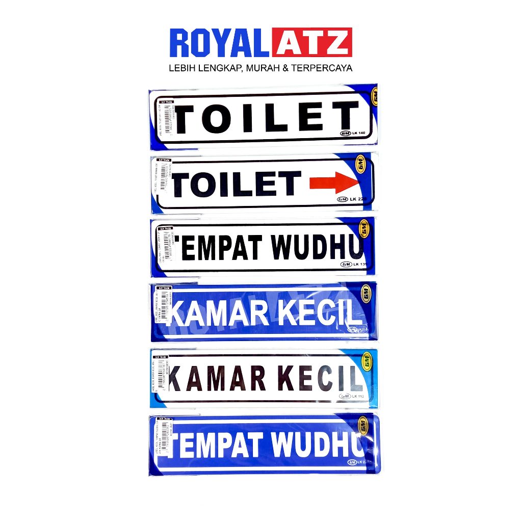 

Label Acrylic / Sign Board Label Toilet