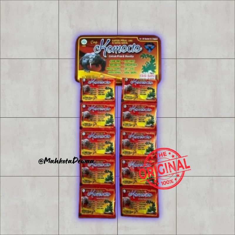 

Kapsul Herbal Komodo 100% Original