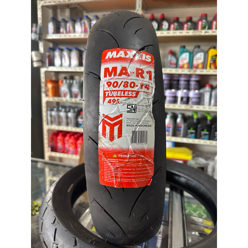 MAXXIS MA-R1 90/80 RING 14 TUBELESS 49S