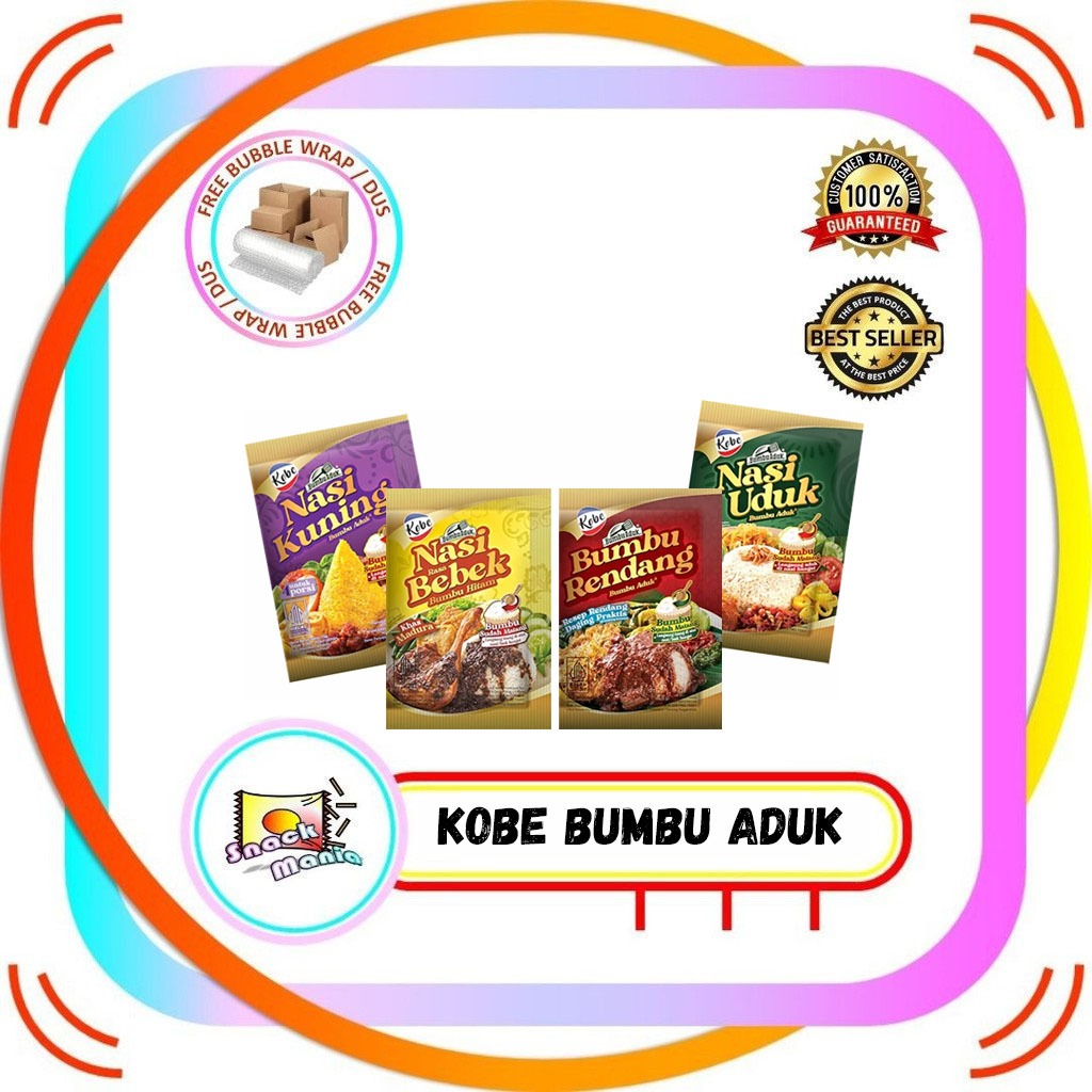 

Kobe Bumbu Aduk Nasi Uduk | Nasi Kuning 15 gr Sachet