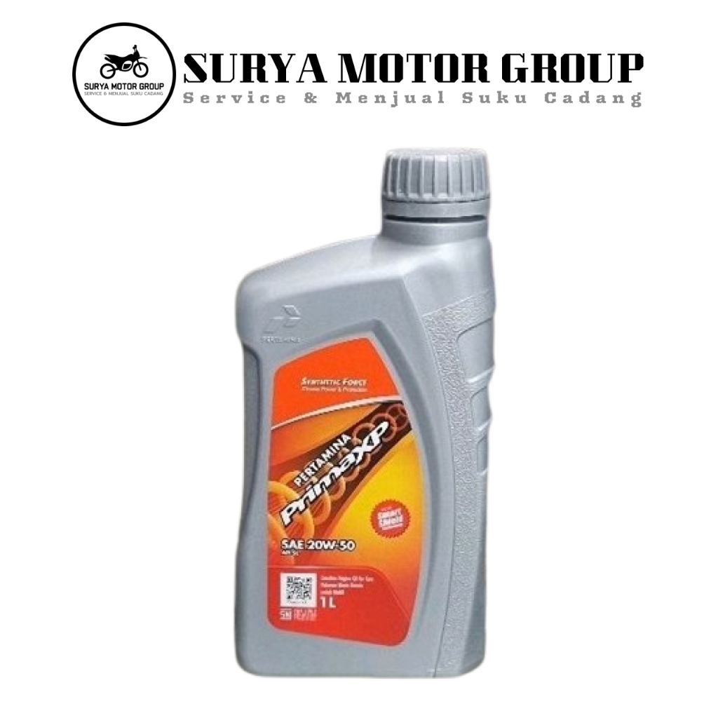 Jual Oli mesin motor Pertamina Prima Xp PrimaXP SAE 20W-50 20W 50 1 L Liter Ori Original Asli 100%