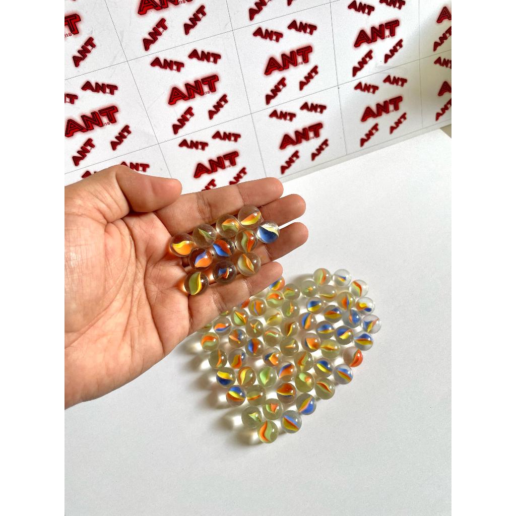 100pcs Mainan Anak Kelereng Mini Blimbing 11mm / Neker Mini 1,1cm / Mainan Jadul / Best Seller / Ter