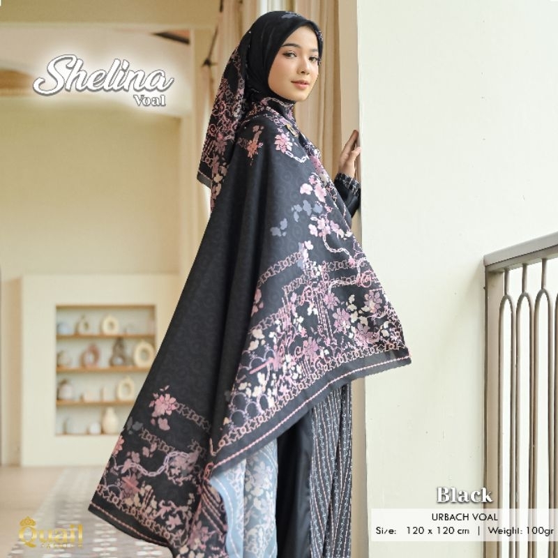 Quail Hijab Segi Empat Voal SHELINA