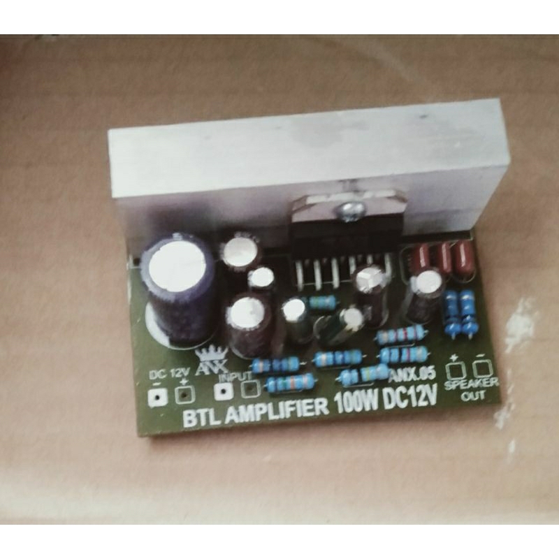 KIT POWER AMPLIFIER 100W BTL DC 12V #IC 2005