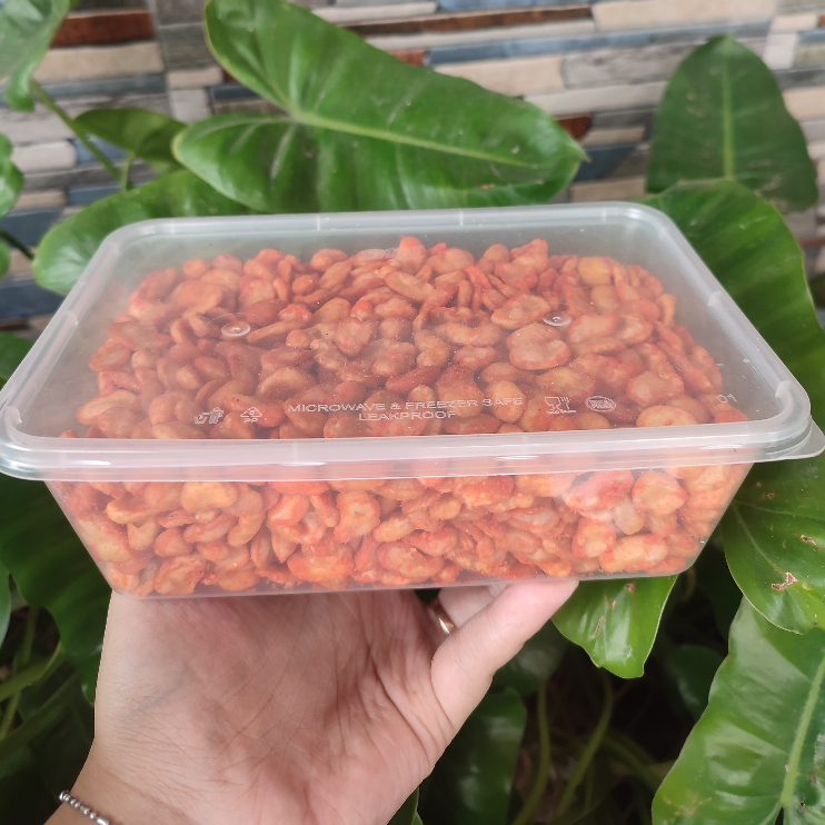 

Camilan Kering Kacang Koro pedas Balado kupas