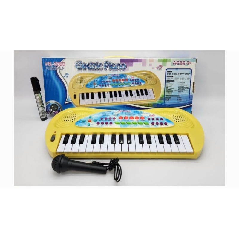M252A - Mainan Electric Piano 32 Keyboard + Mic