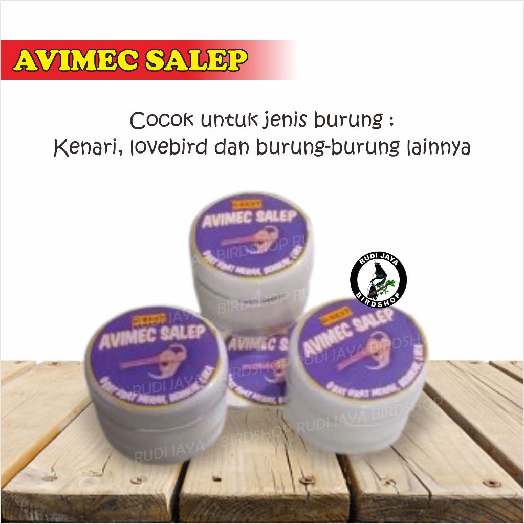 AVIMEC DRH JATMIKO SALEP OBAT BURUNG SAKIT KAKI URAT MERAH INFEKSI BENGKAK LUKA JAMUR BUBUL AMPUH