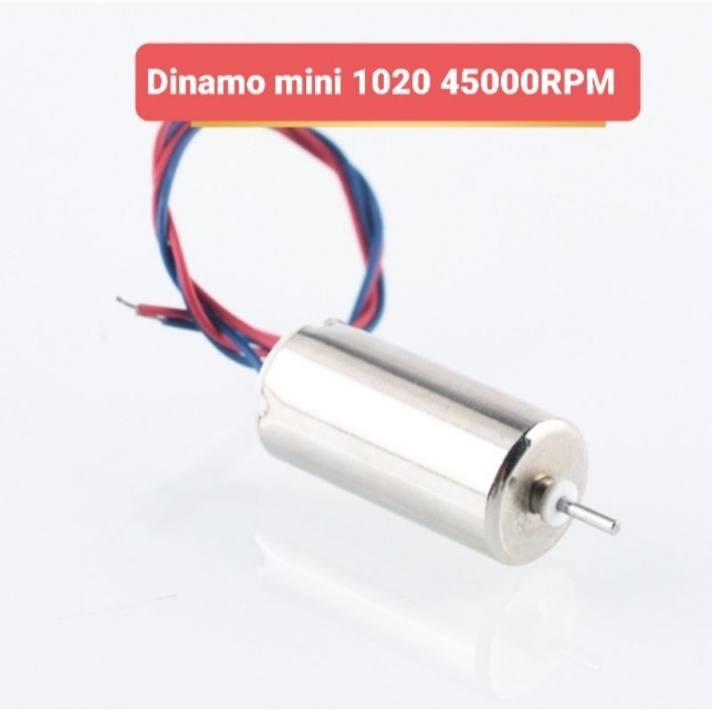 Dinamo mini micro motor coreless 1020 DC 3-4.2v speed 30000-45000 RPM