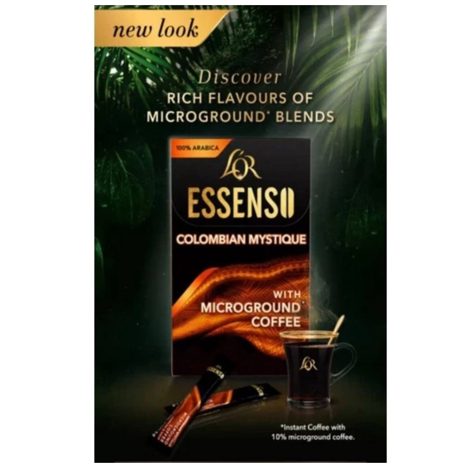

L'or Essenso Colombian Blend Microground Black Coffee 20's