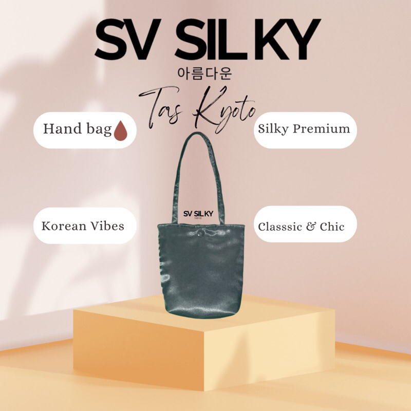 Tas Kyoto tas wanita silk premium hand bag wanita