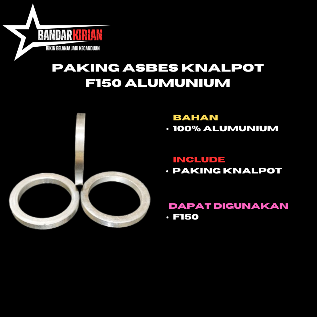Paking Knalpot Asbes Knalpot Bahan 100% Alumunium Satria Fu 150