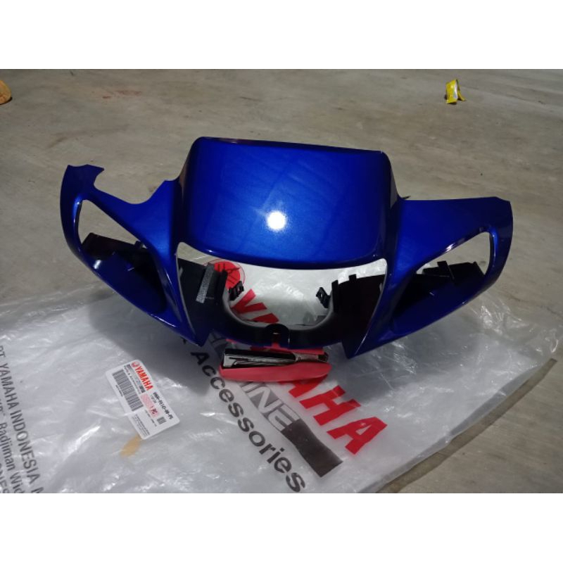 batok depan f1zr fizr original batok kepala f1zr fizr biru asli original