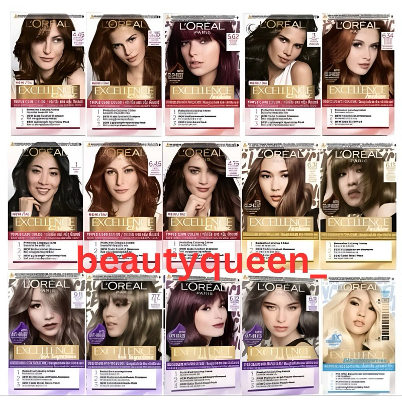 Loreal Creme Hair color ( Pewarna / Cat rambut ) modern | loreal paris excellence