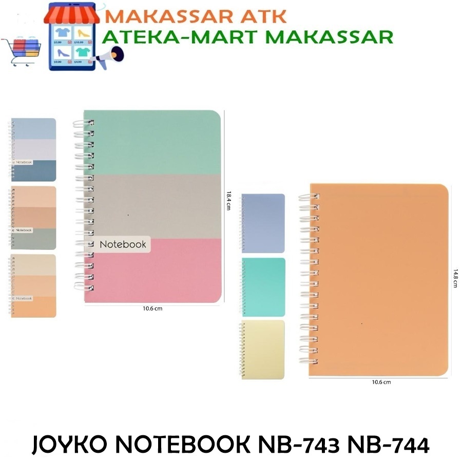 

[1PCS] JOYKO NOTEBOOK A6 NB-743 NB-744 BUKU CATATAN