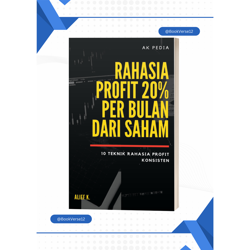 [FREE BUBLE WRAP] Buku Rahasia Profit 20% Per Bulan Dari Saham - 10 Teknik Rahasia Profit Konsisten, Bhs Indo Soft Cover