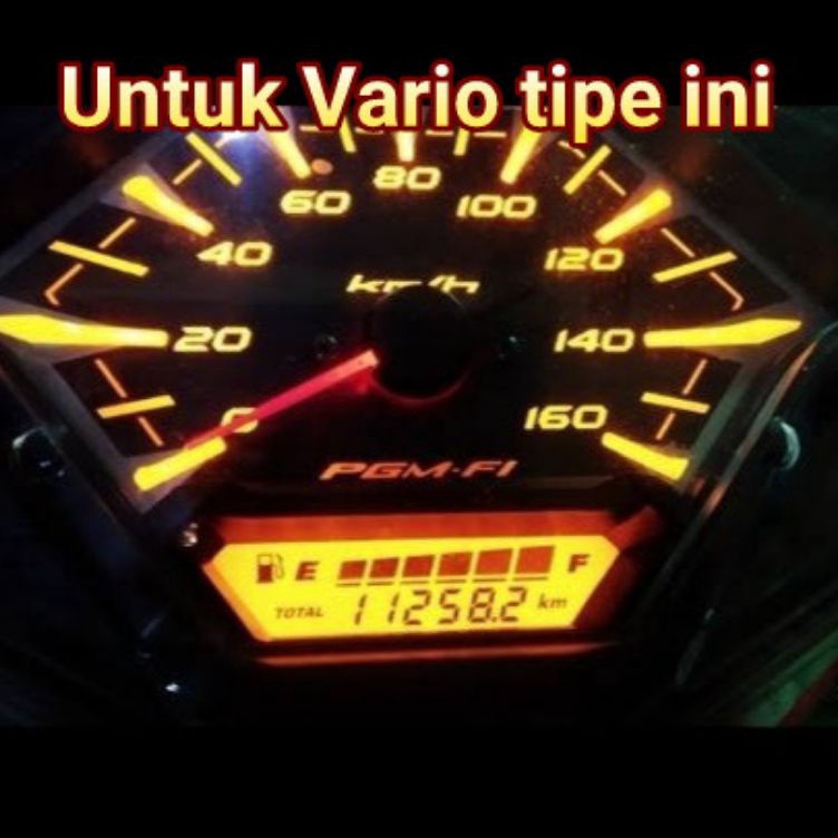 KODE H12D LCD Vario 125  15 LED 216  217 LCD INDIKATOR BENSIN HONDA Vario