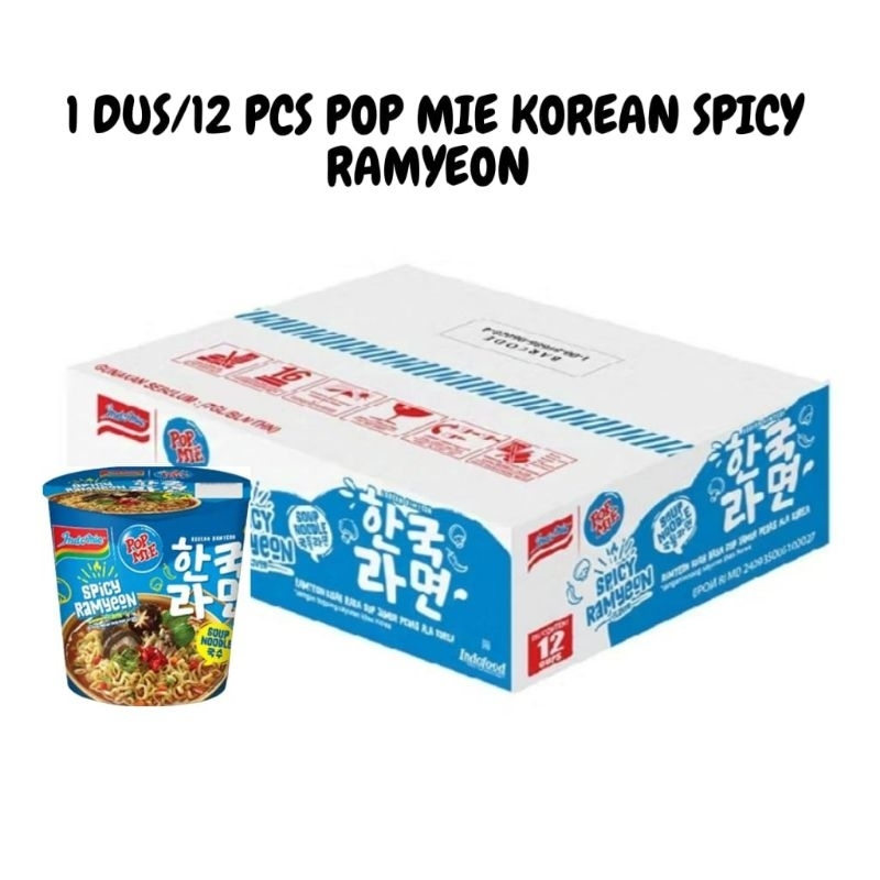 

POP MIE KOREAN SPICY RAMYEON 1 DUS