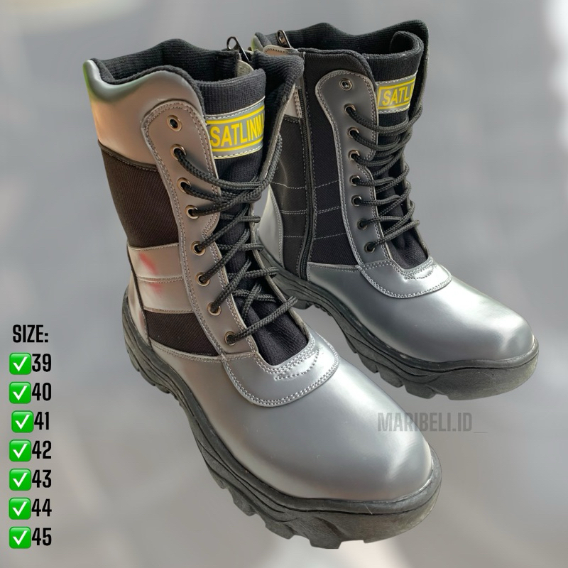 SEPATU LINMAS ABU - SEPATU SATLINMAS ABU - SEPATU PDL LINMAS - SEPATU DINAS LINMAS ABU