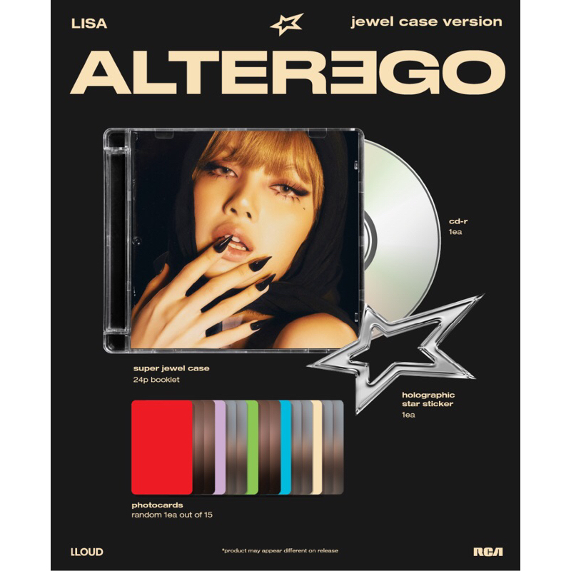 READY STOCK OFFICIAL LISA ALTER EGO JEWEL CASE