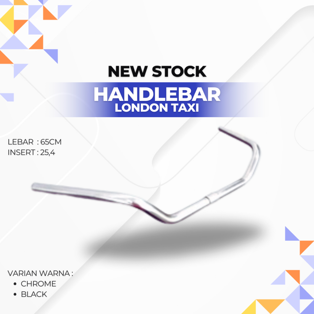 STANG SEPEDA LONDON TAXI / HANDLEBAR BICYCLE / STANG SEPEDA KUMIS/STANG SEPEDA COMMUTER BIKE