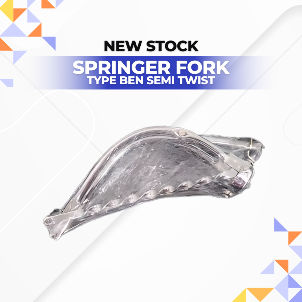 SPRINGER STRAIGHT PIPA UK 20 (SEMI TWIST) / FORK LOWRIDER / SPRINGER CEPER