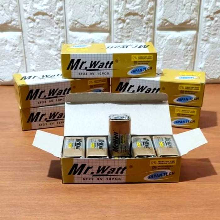 Baterai Kotak Maxwatt Batu Batre 9v Battery 9 Volt