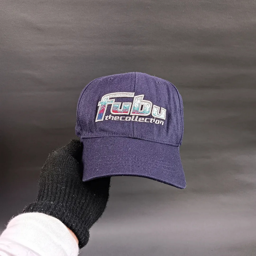 Topi Flexfit Baseball Unisex Pria Wanita FUBU - The Collection Navy