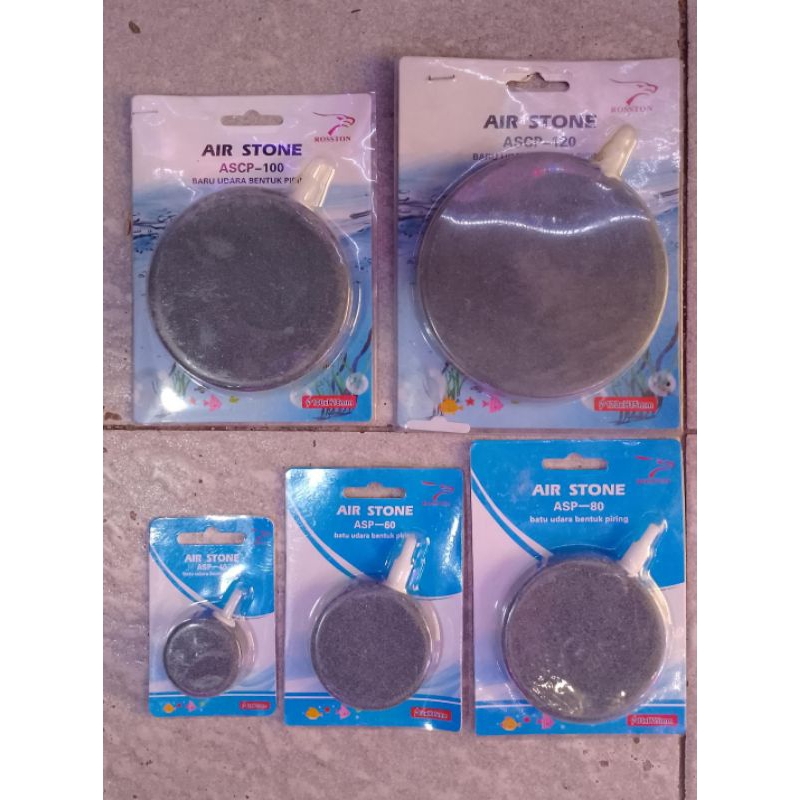 Batu aerator Air stone bulat pipih Airstone
