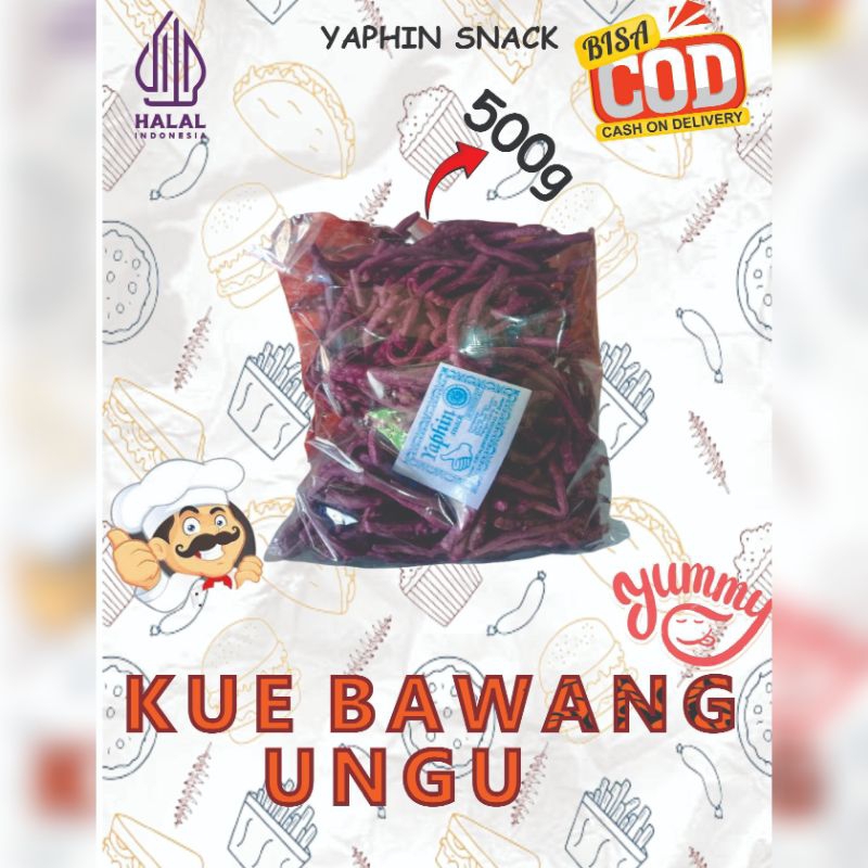 

KUE BAWANG UNGU/KUE BAWANG UBI UNGU