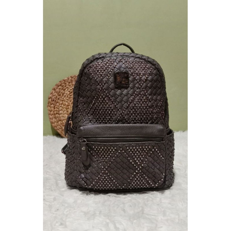 Tas Wanita Ransel Backpack MCM Preloved Second