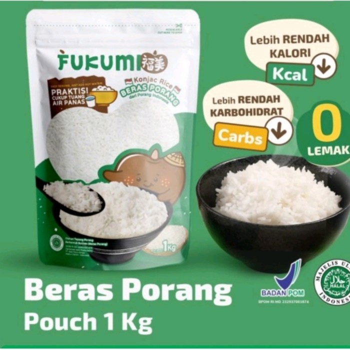 

FUKUMI Beras Porang Box Sachet - Shirataki/Konjac Rice