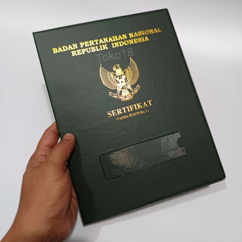 

Map Sertipikat Tanah Bahan Ase(Anti Air)Cover Tebal