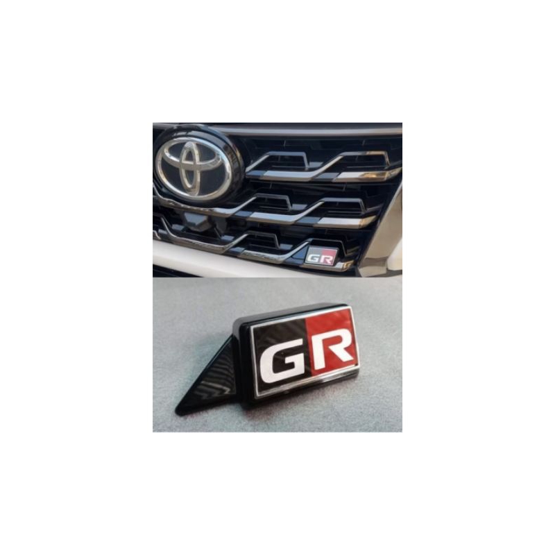 logo depan gr fortuner emblem grill gr fortuner vrz