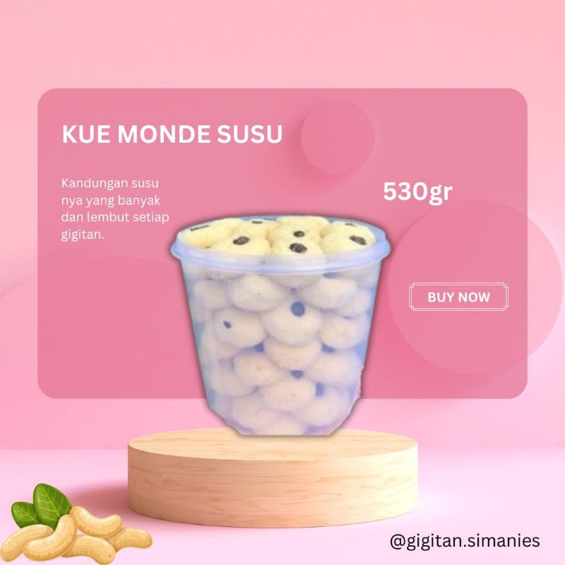 

KUE MONDE SUSU