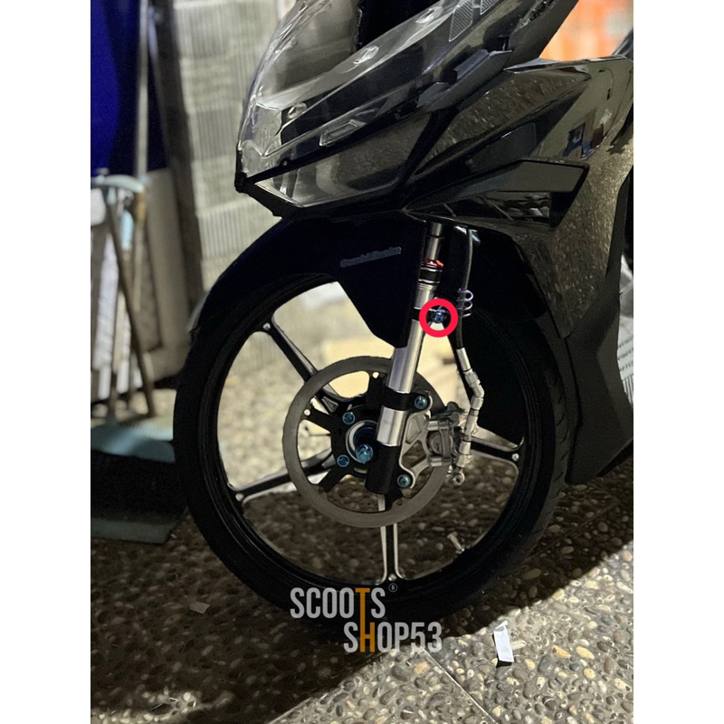 Baut titanium set breket selang rem depan vario 125/150 scoopy beat dll
