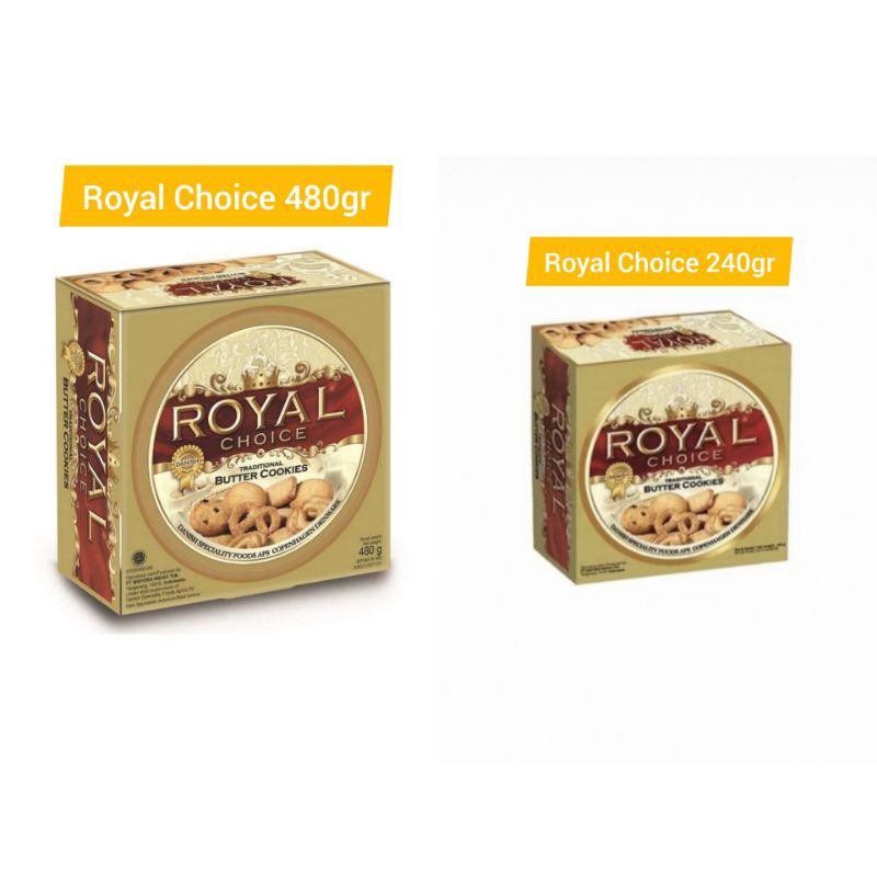 

Royal Choice Butter Cookies 480gr / 240gr