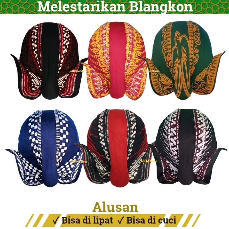 BLANGKON ALUSAN DEWASA ANAK LIPAT CUCI