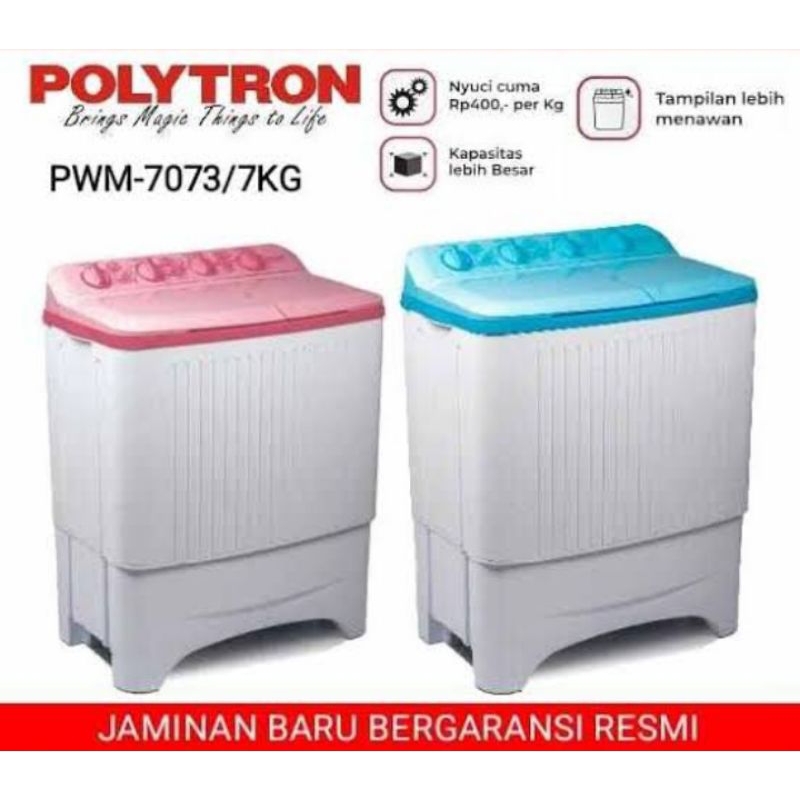 Mesin Cuci Polytron 7kg PWM7073