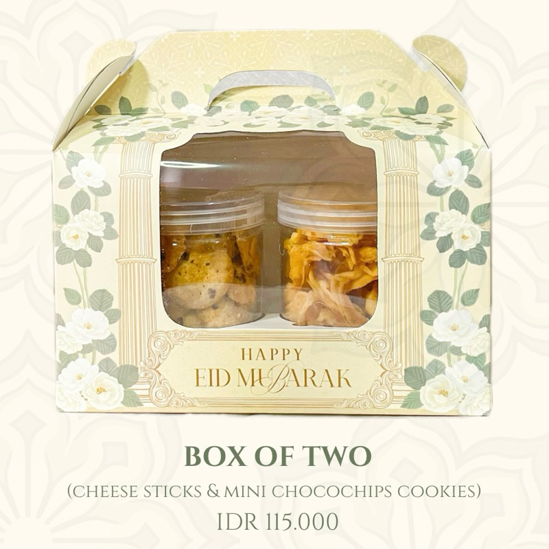 

Hampers Idul Fitri Cheese Stick, Cookies, Coklat Cornflakes READY