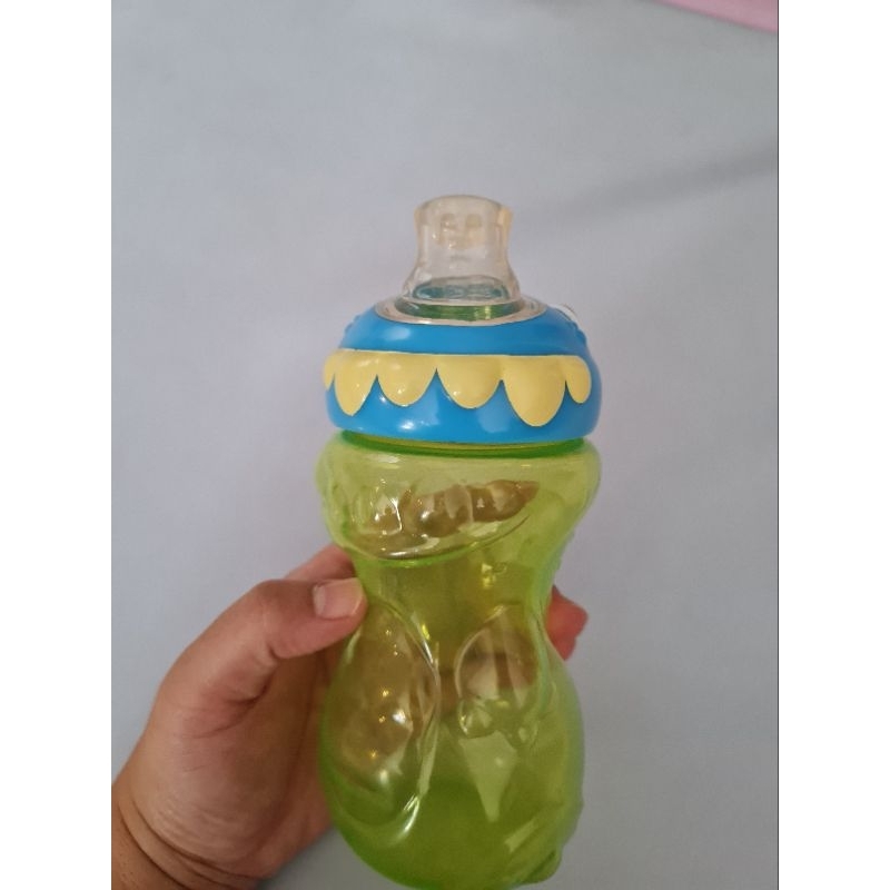 Preloved Nuby Monster Gripper Cup 330ml Botol Minum toddler