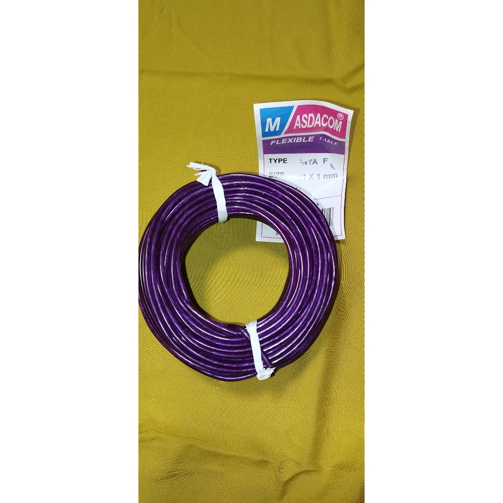 1 Roll Kabel Transparan; 1 Roll Kabel Serabut