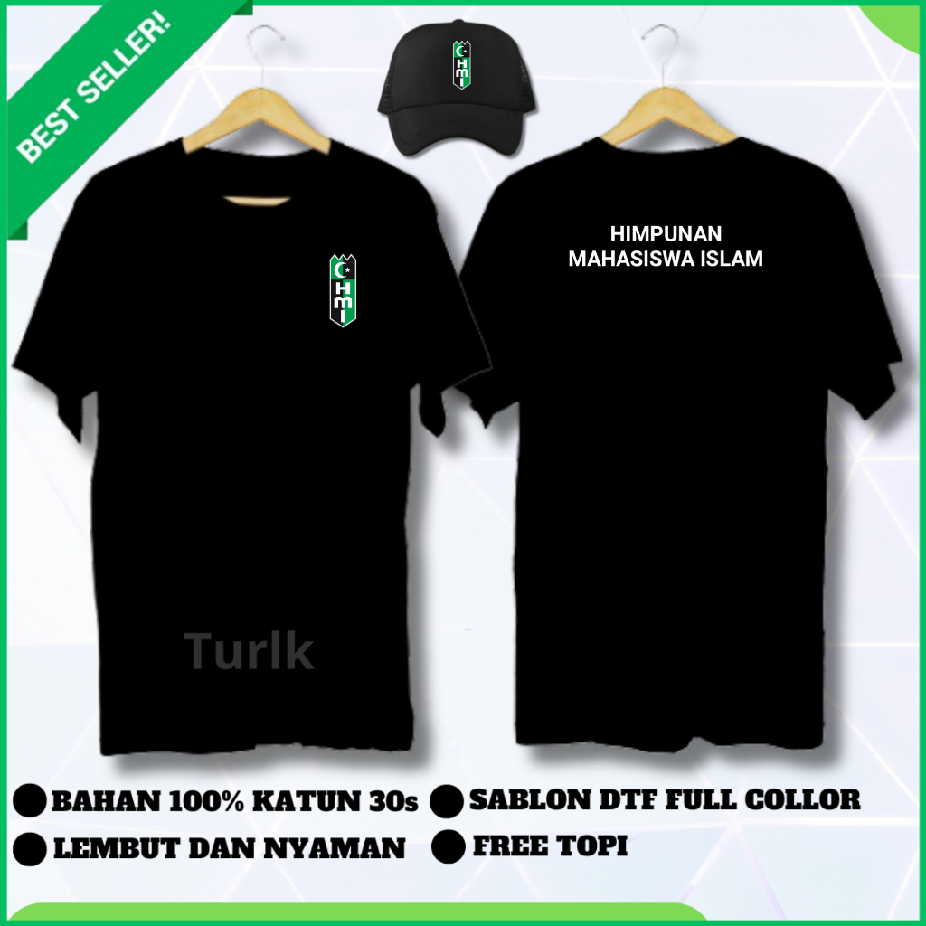 Kaos HMI Tshirt Himpunan Mahsiswa Islam Custom