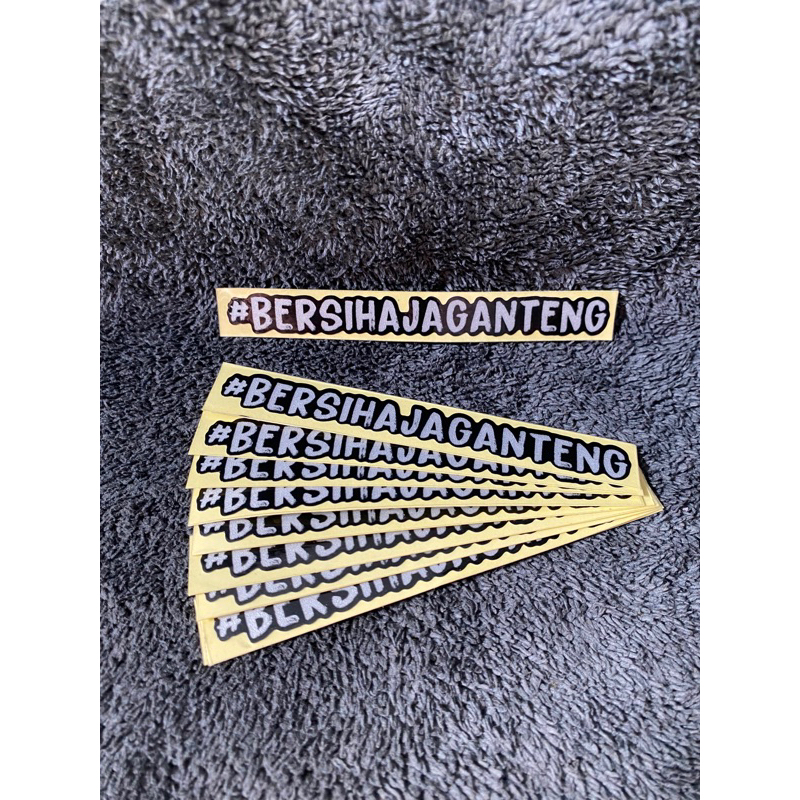

STIKER BERSIHAJAGANTENG by StdClean